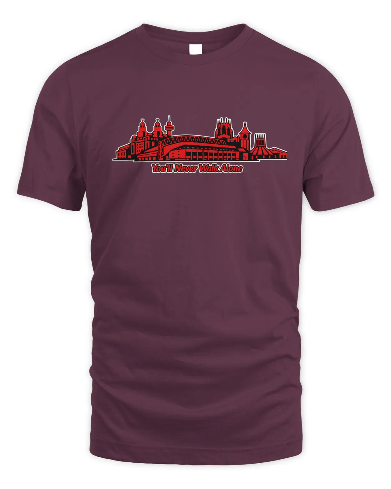 You'll Never Walk Alone - Liverpool Skyline TShirt