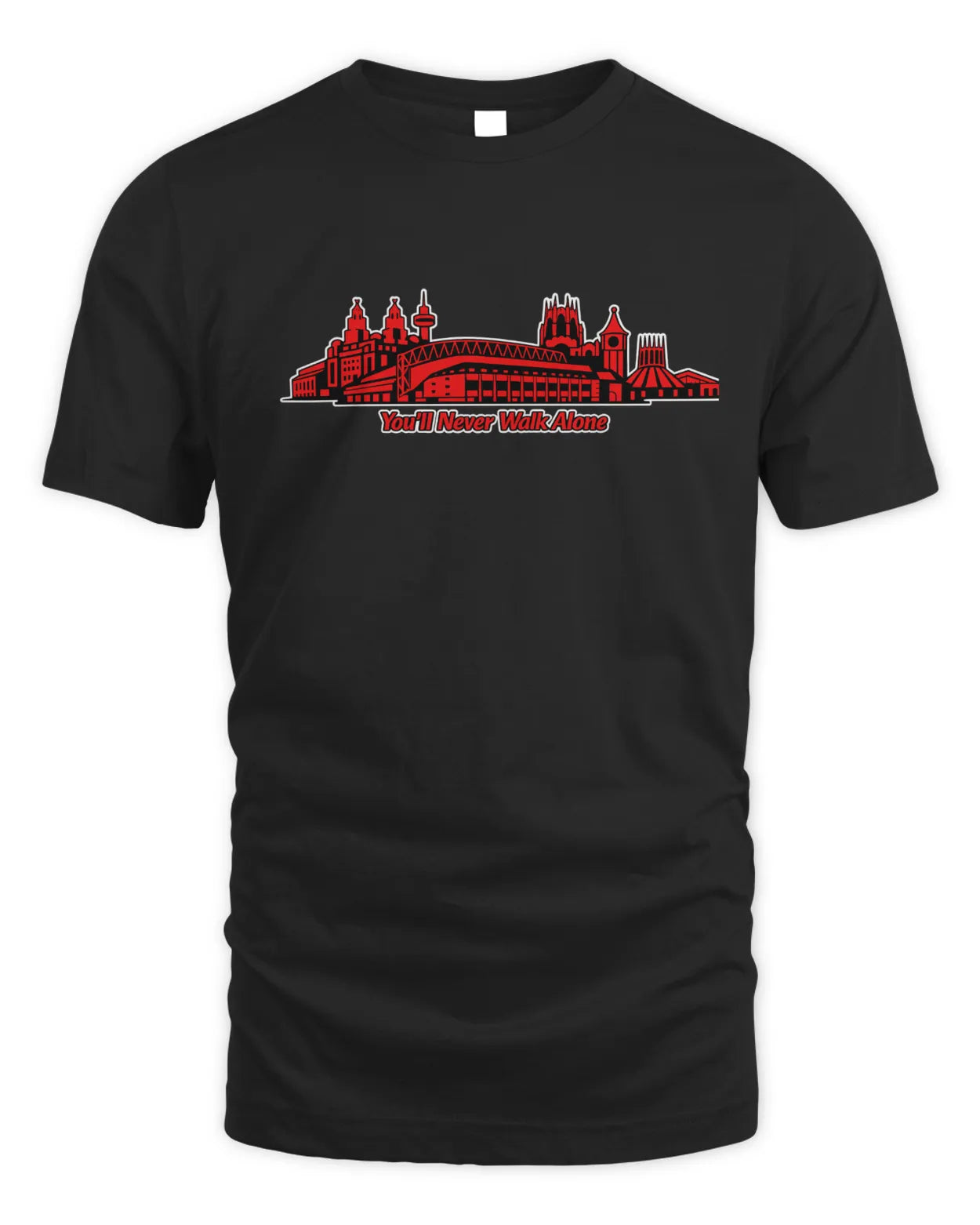 You'll Never Walk Alone - Liverpool Skyline TShirt