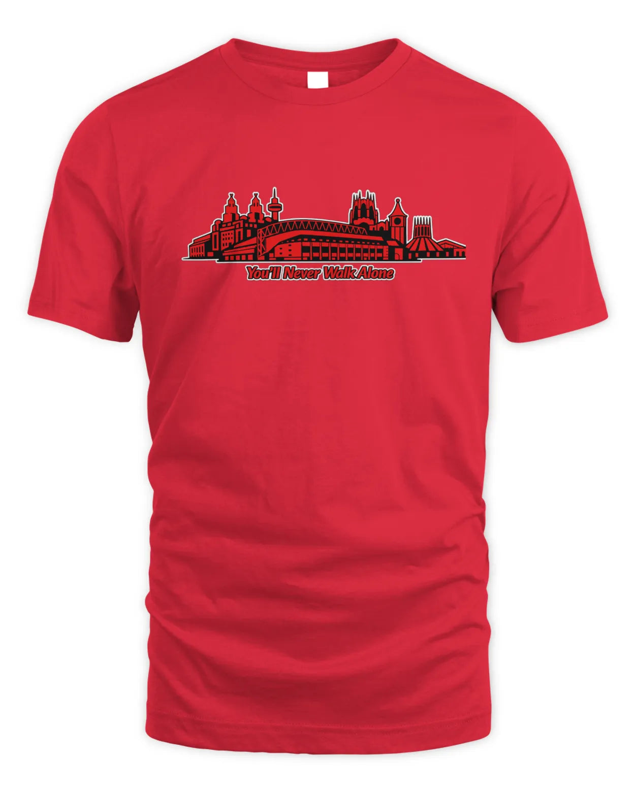 You'll Never Walk Alone - Liverpool Skyline TShirt