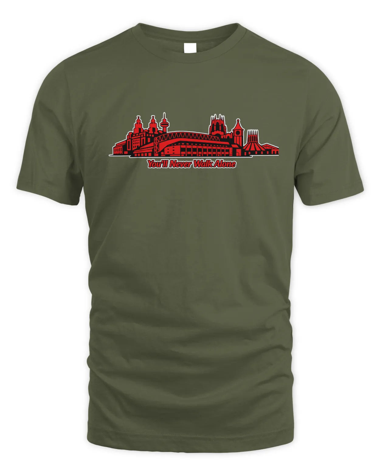 You'll Never Walk Alone - Liverpool Skyline TShirt