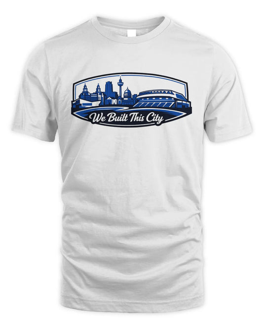 We Built This City - Liverpool Skyline TShirt