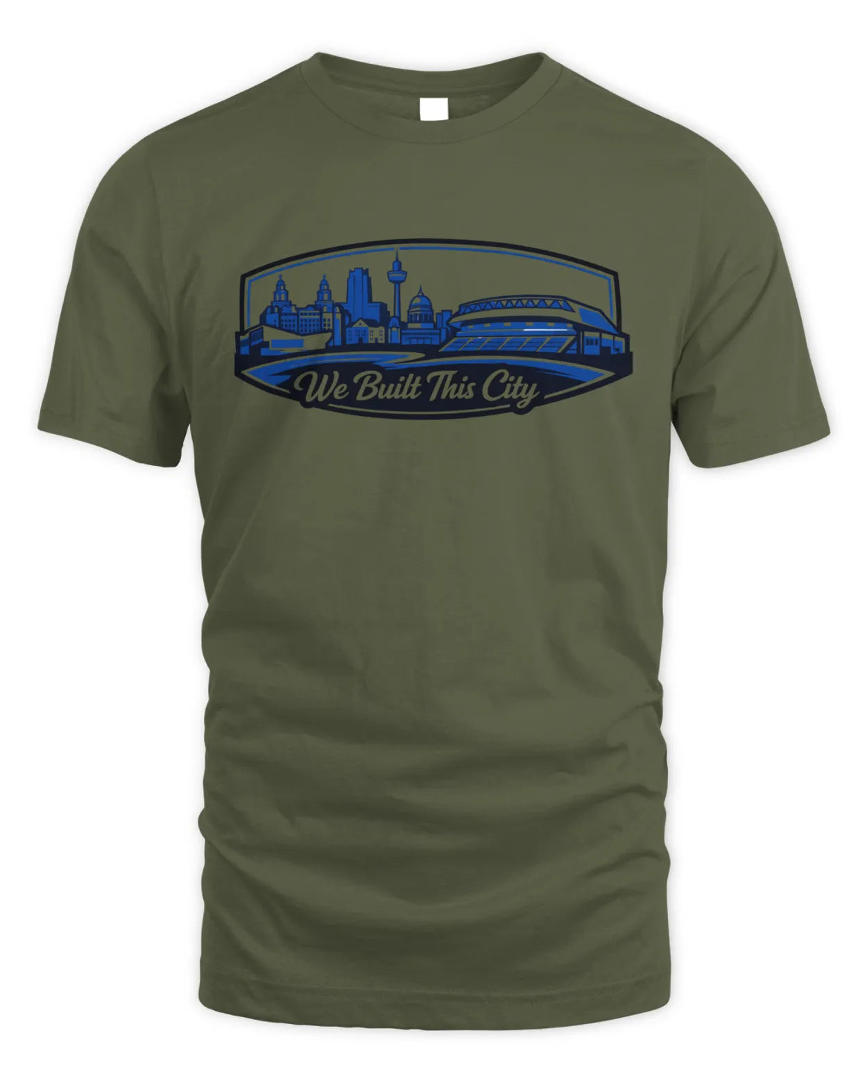 We Built This City - Liverpool Skyline TShirt